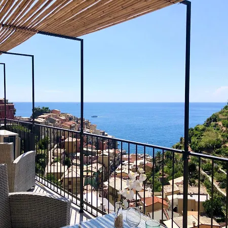 L' Attico Giallo Oro Di Giulia Appartement Manarola
